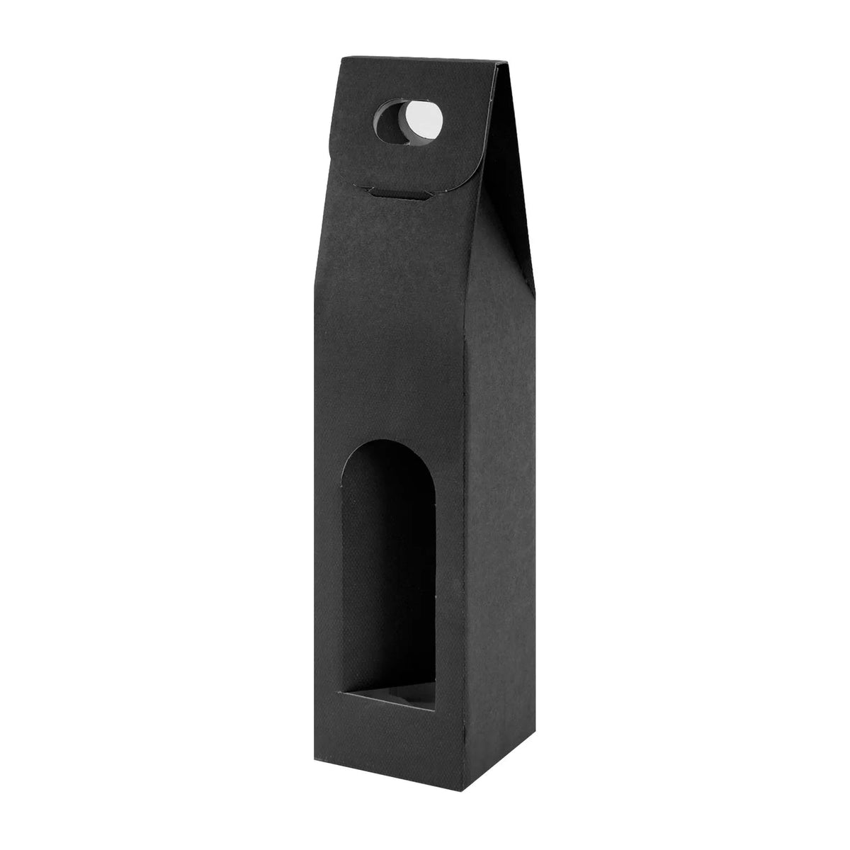 F1 Nero Astuccio Porta Bottiglia Vino — Effetto Rombo - EMMETRE ®