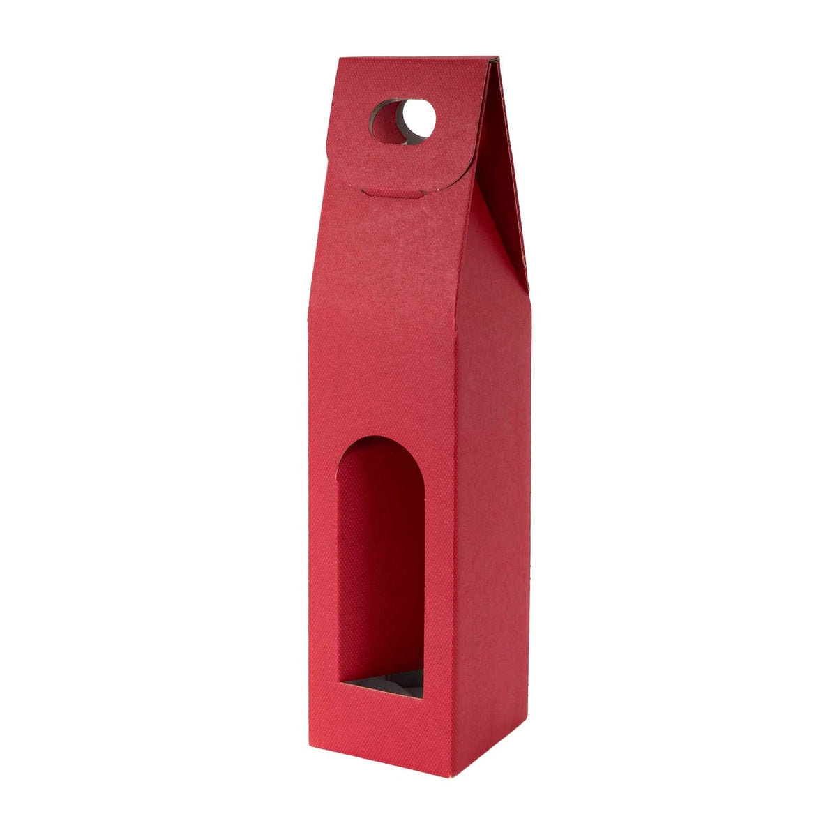 F1 Rosso Astuccio Porta Bottiglia Vino — Effetto Rombo