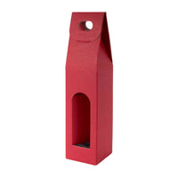 F1 Rosso Astuccio Porta Bottiglia Vino — Effetto Rombo