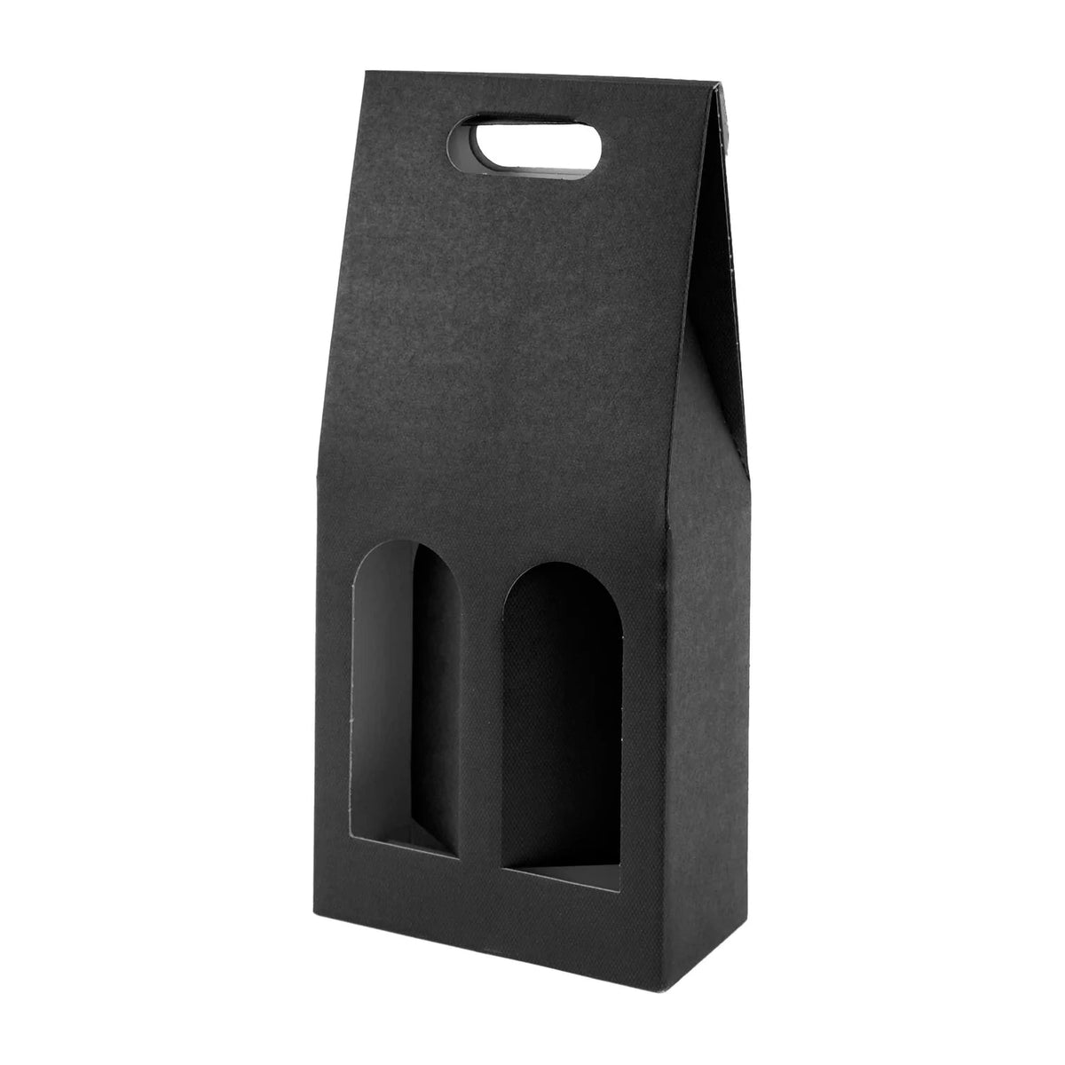 F2 Nero Astuccio 2 Bottiglie Vino  — Effetto Rombo
