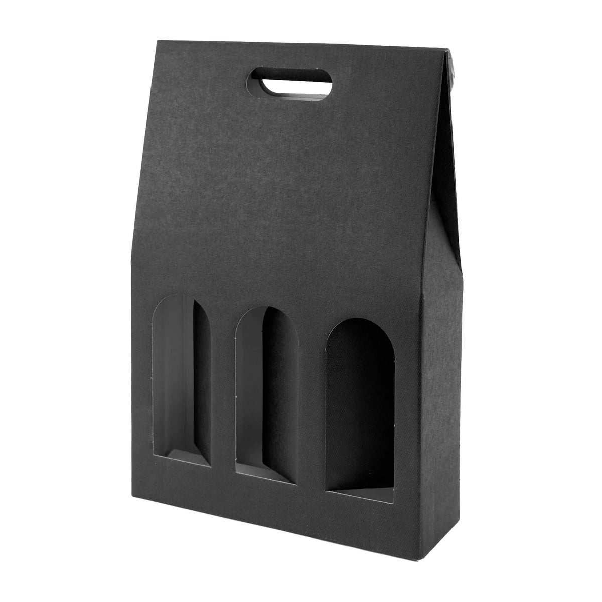 F3 Nero  Astuccio 3 Bottiglie Vino—  Effetto Rombo