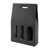 F3 Nero  Astuccio 3 Bottiglie Vino—  Effetto Rombo