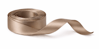 Nastro Doppio Raso Neutro — Nastro Decorativo per Packaging Regalo, Floral Design e Bouquet