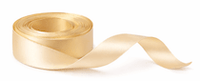 Nastro Doppio Raso Neutro — Nastro Decorativo per Packaging Regalo, Floral Design e Bouquet