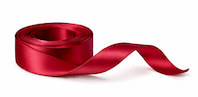 Nastro Doppio Raso Neutro — Nastro Decorativo per Packaging Regalo, Floral Design e Bouquet