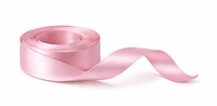 Nastro Doppio Raso Neutro — Nastro Decorativo per Packaging Regalo, Floral Design e Bouquet