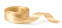 Nastro Doppio Raso Neutro — Nastro Decorativo per Packaging Regalo, Floral Design e Bouquet