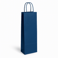 Shopper bottiglia maniglia ritorta colorata