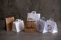 Shopper Carta Biokraft piattina Avana Personalizzabile