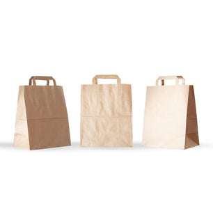 Shopper classica fondo quadro maniglia piatta - M3 packaging store