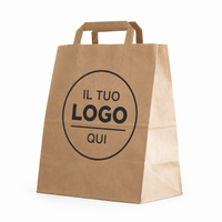 Shopper Carta Biokraft piattina Avana Personalizzabile