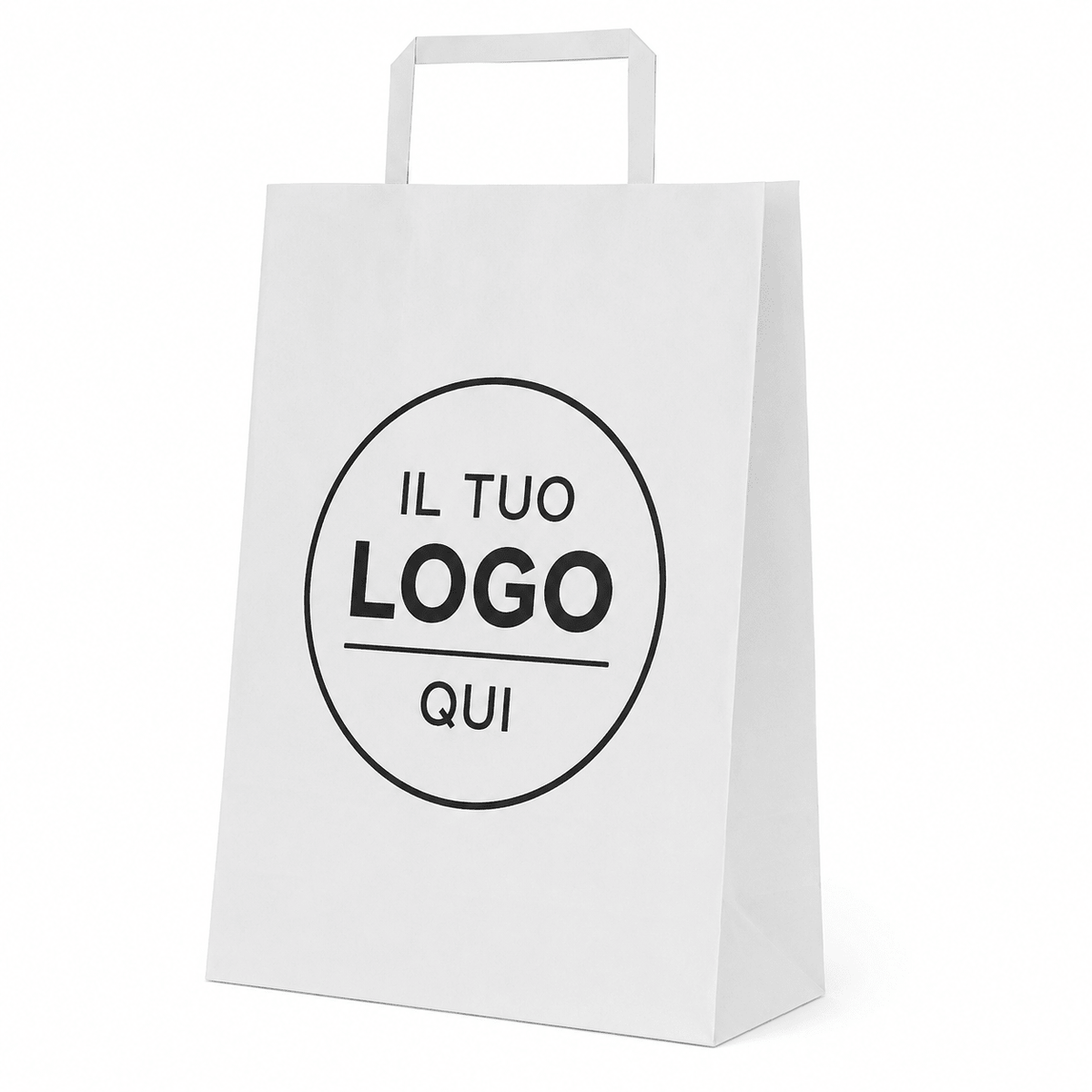 Shopper classica maniglia piatta - M3 packaging store