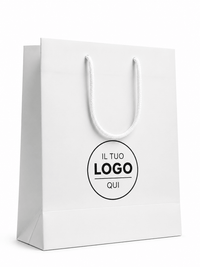Shopper Lusso Plastificata Opaca — Packaging Premium Personalizzato per Boutique e Brand
