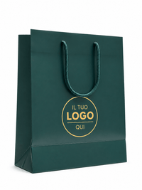 Shopper Lusso Plastificata Opaca — Packaging Premium Personalizzato per Boutique e Brand