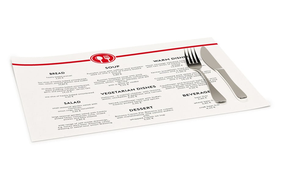 Tovagliette Personalizzate - M3 packaging store